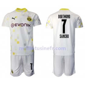 Maillot de Foot Borussia Dortmund Jadon Sancho 7 Troisième 2020-21 - Enfant